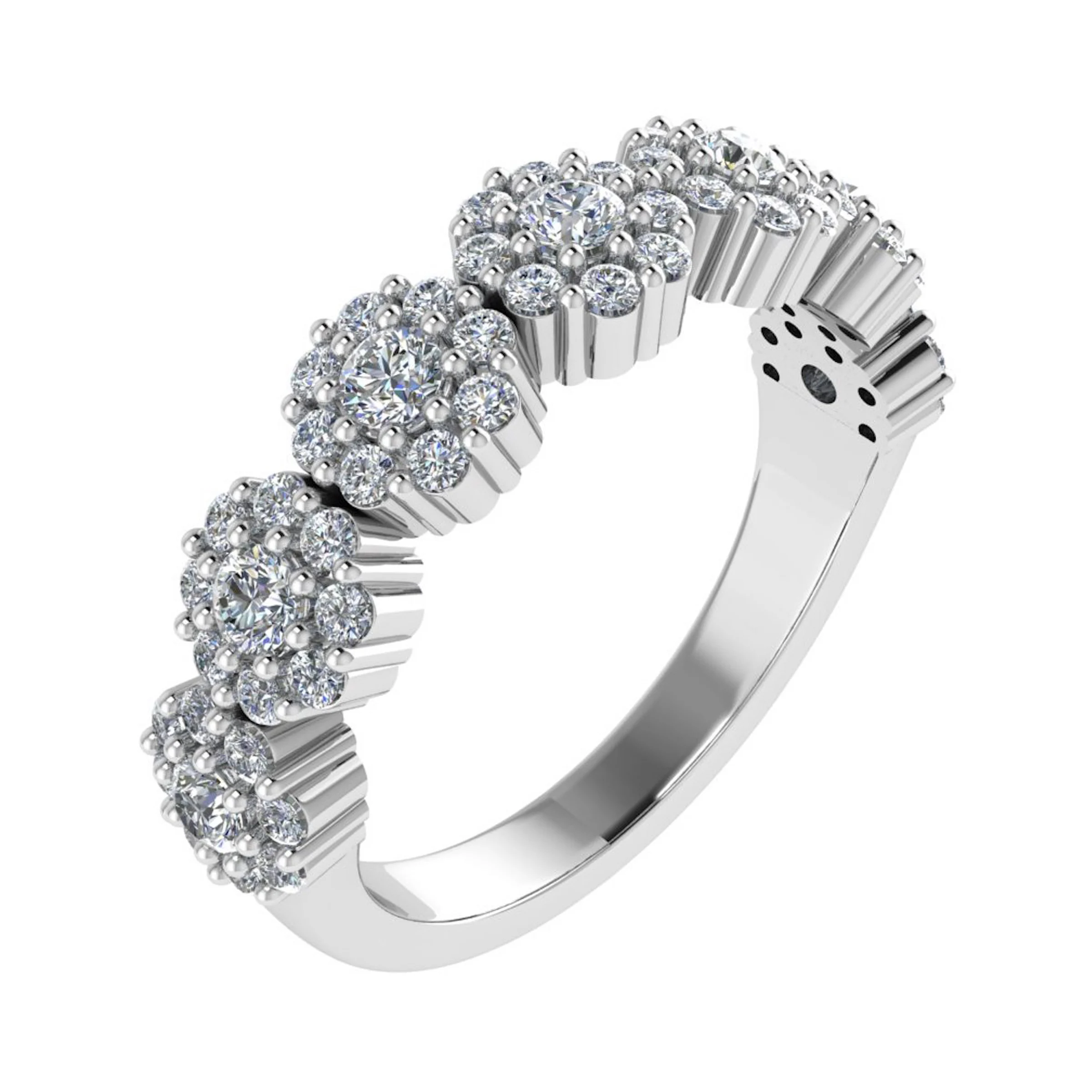 Eadwina Lab Grown Prong  Diamond Ring