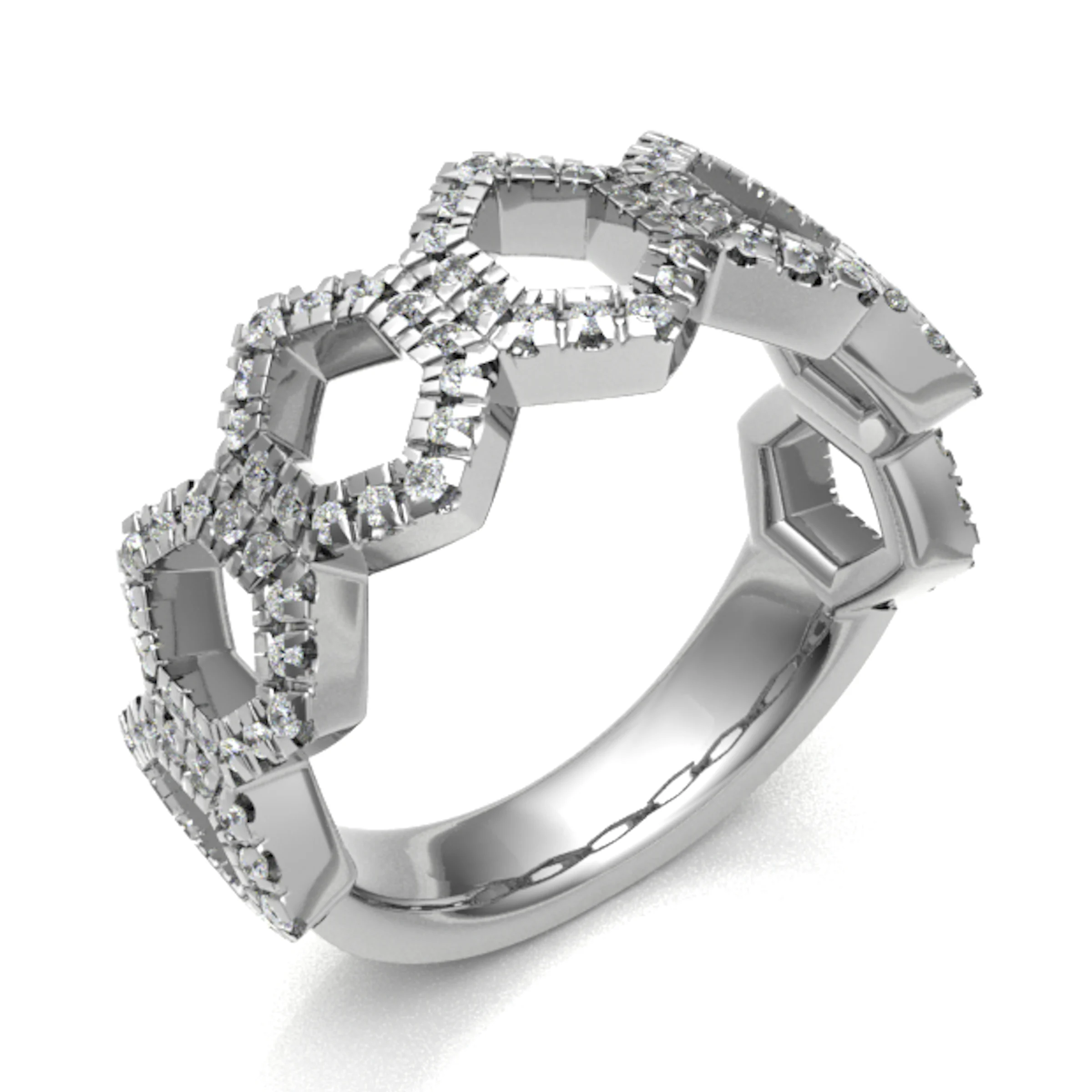 Elishia Lab Grown Prong  Diamond Ring