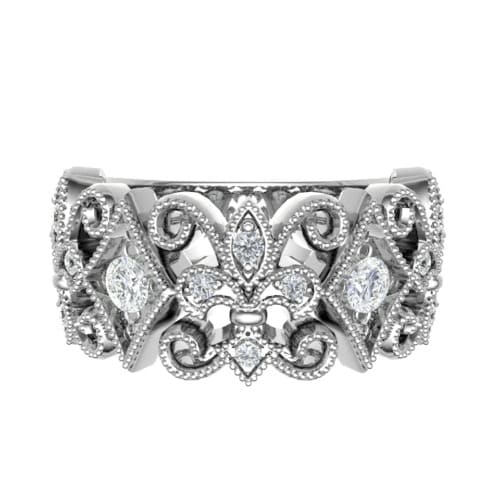 Evanee Lab Grown Prong  Diamond Ring