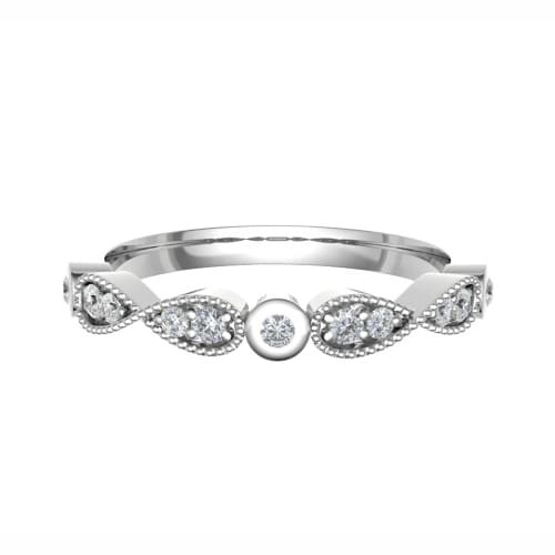 Ettie Lab Grown Prong Half Eternity Diamond Ring