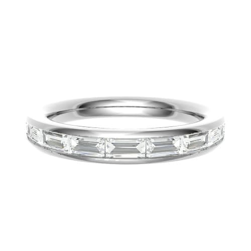 Emmary Lab Grown Channel Set  Diamond Ring