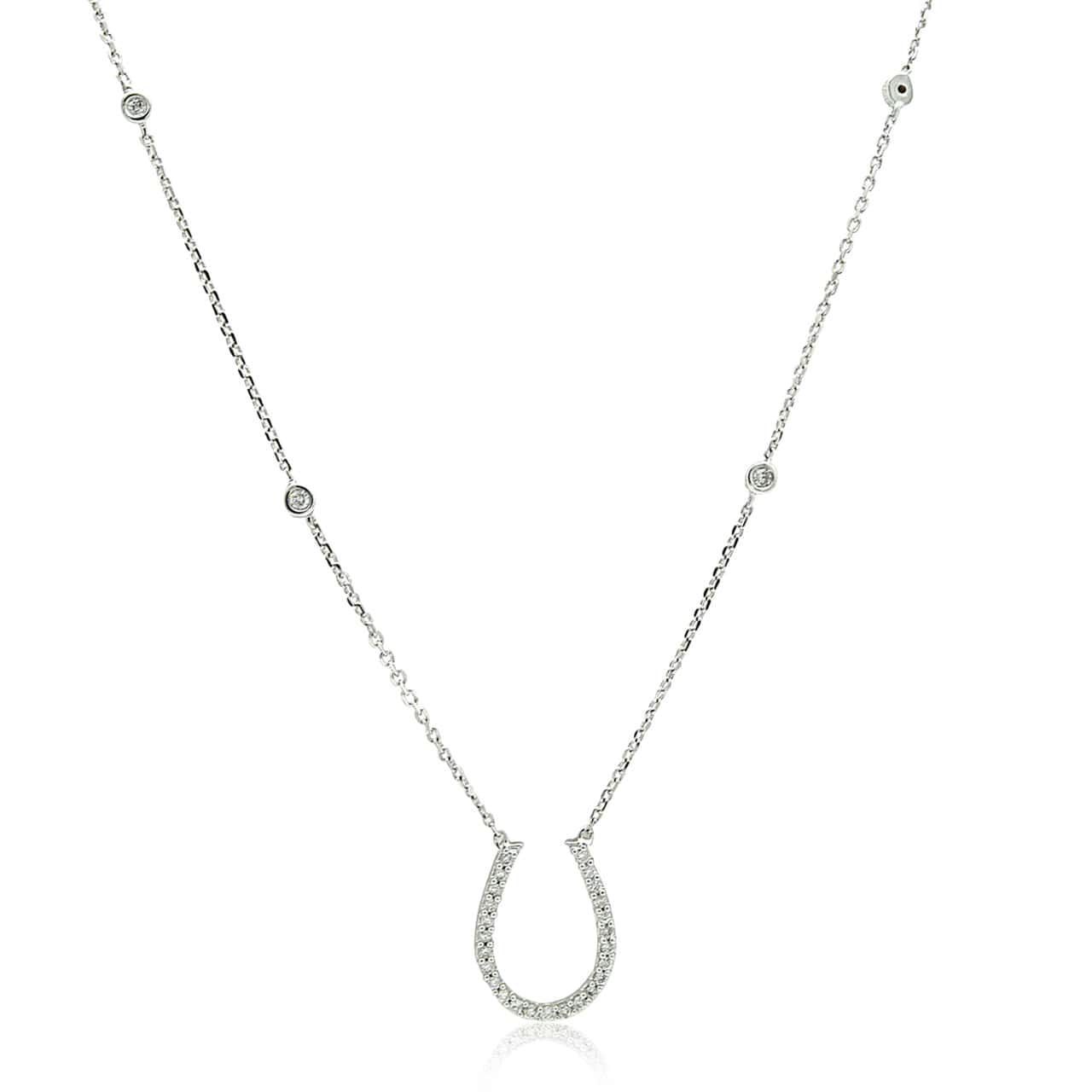Vruddhi 0.15 Carat Natural Diamond Prong Set Chain Necklace