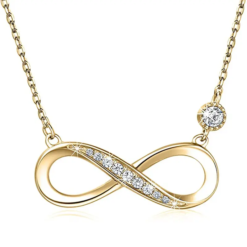 Virani Lab Grown Diamond Yellow Gold Pave Set Chain Necklace