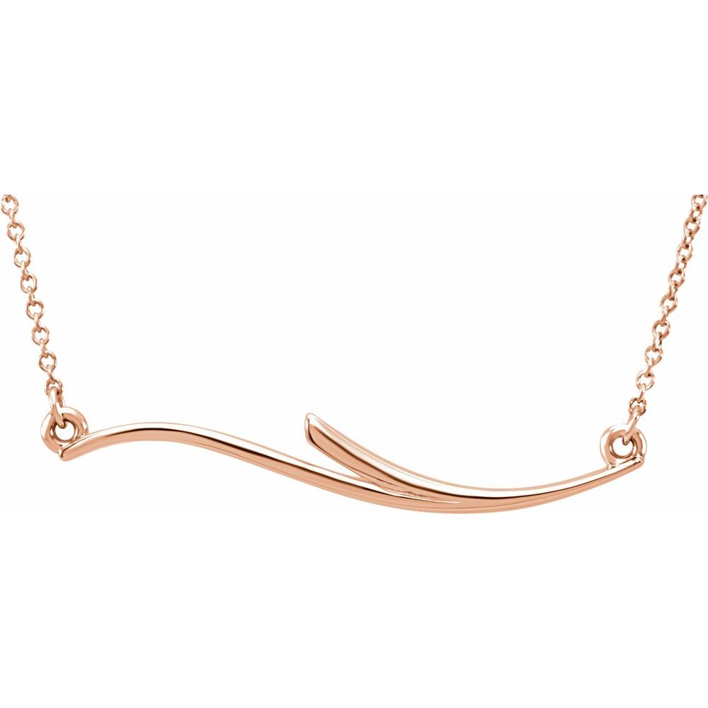 Vinita Rose Gold Chain Necklace