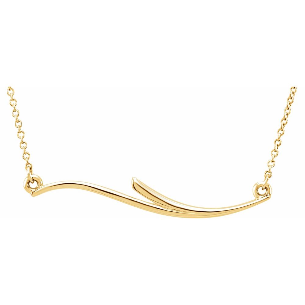 Vinita Yellow Gold Chain Necklace