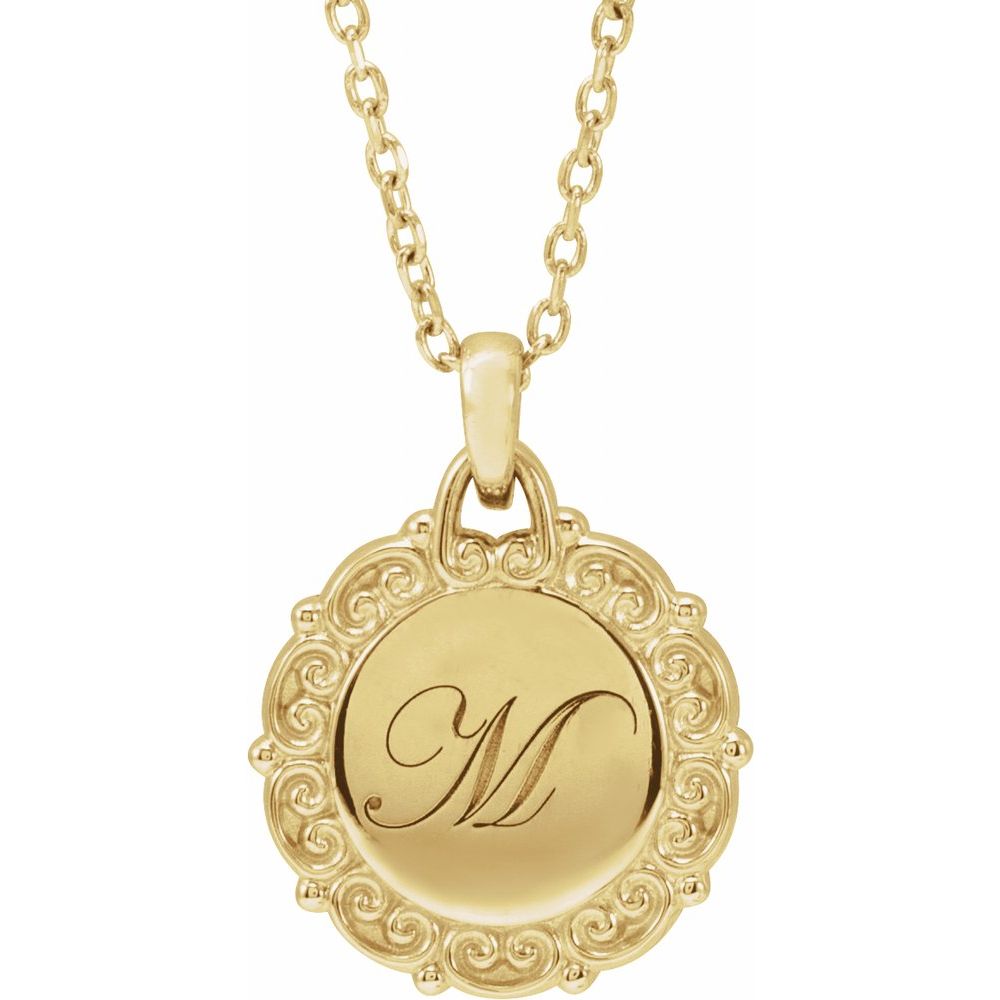 Vitalina Yellow Gold Chain Necklace