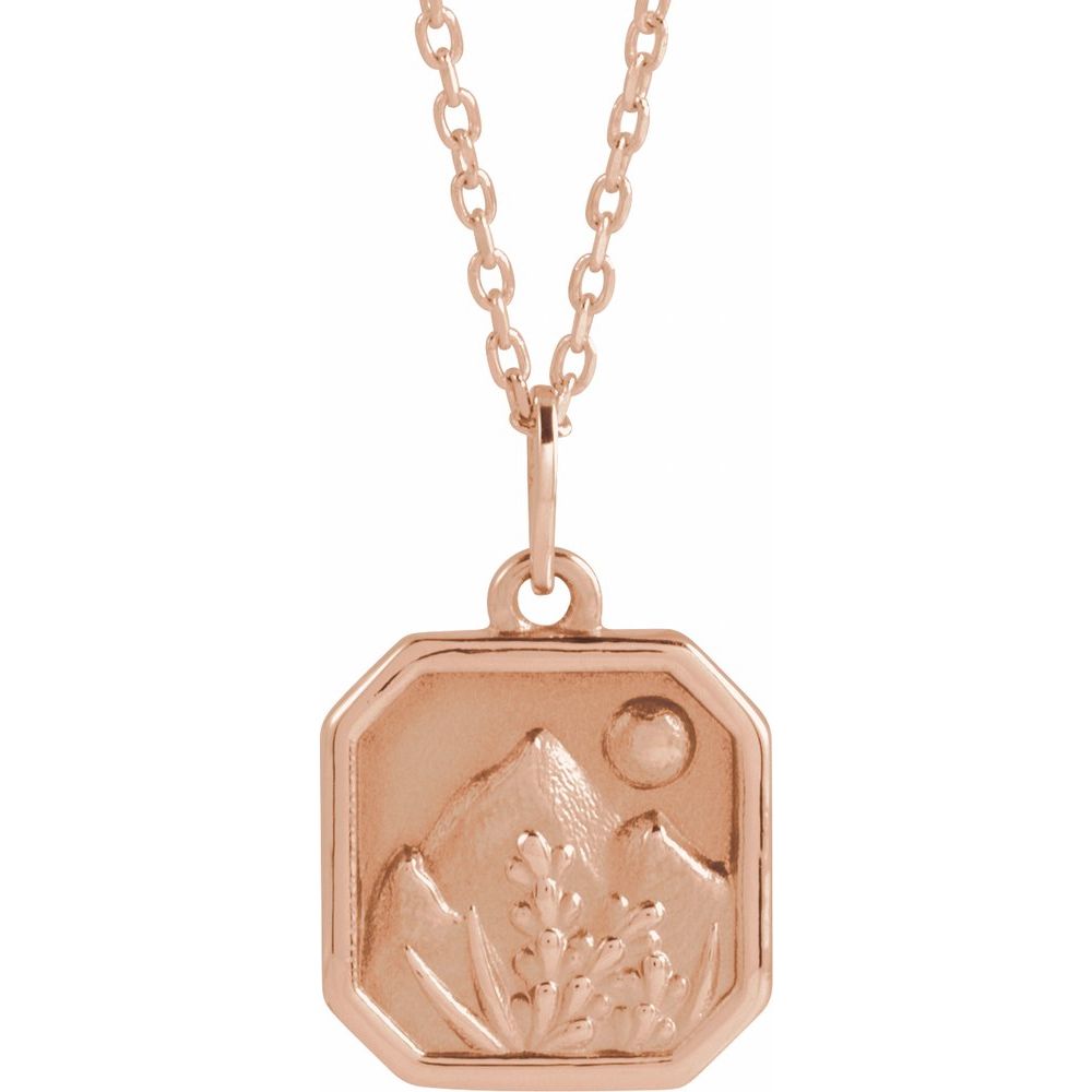 Viveca Rose Gold Chain Necklace