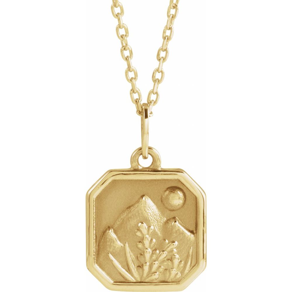 Viveca Yellow Gold Chain Necklace