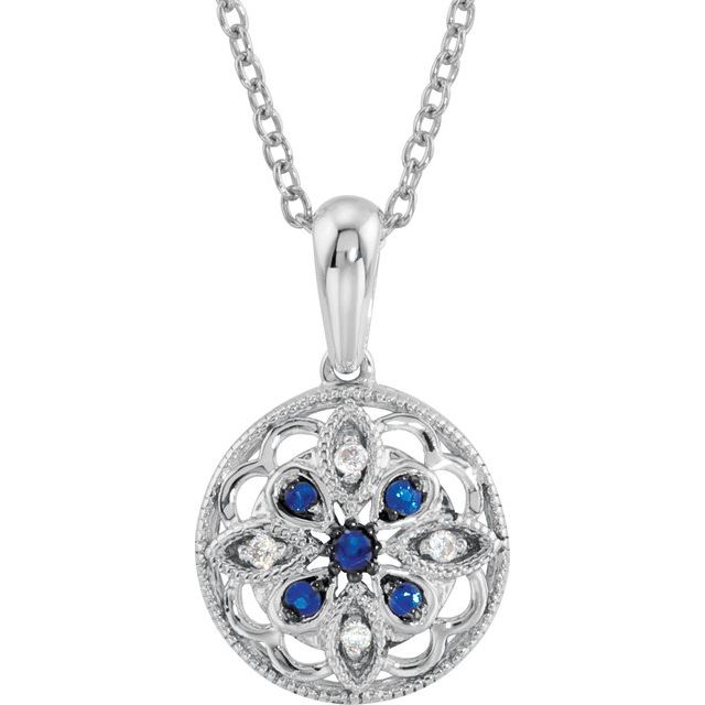 Panchali 0.41 Carat Blue Sapphire Prong Set 