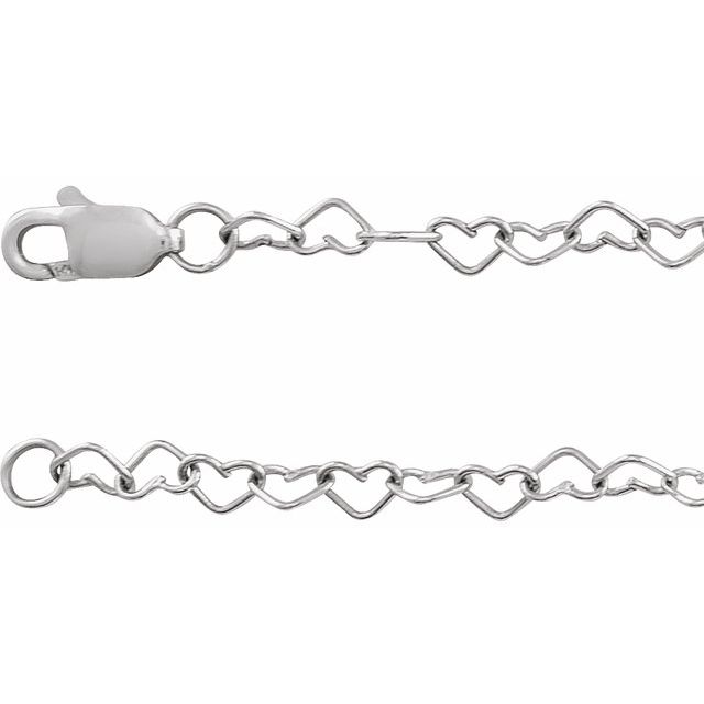 Hilda Platinum Sterling Silver Necklace