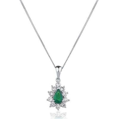 Willow 0.48 Carat Emerald Prong Set 