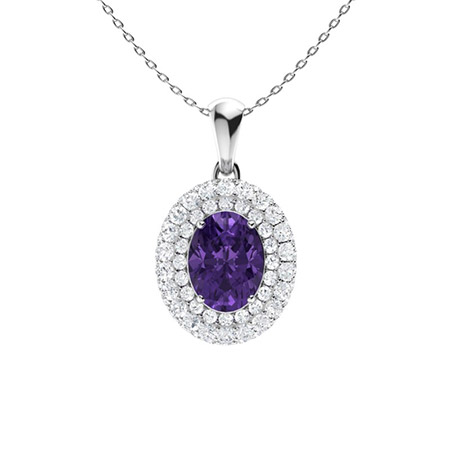 Quetzalli 0.85 Carat Amethyst 4 Prong 