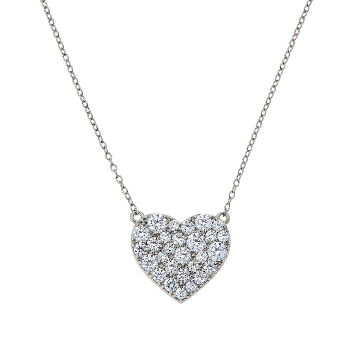 Triniece Natural Diamond Rose Gold Pave Set Cluster Pendant Necklace