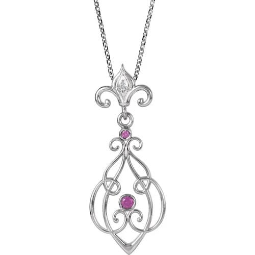 Pinelopi 0.14 Carat Natural Ruby Bezel Set 