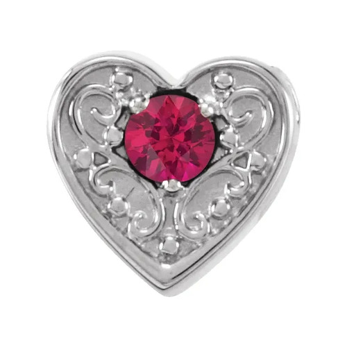 Piri Natural Ruby Rose Gold 3 Prong 