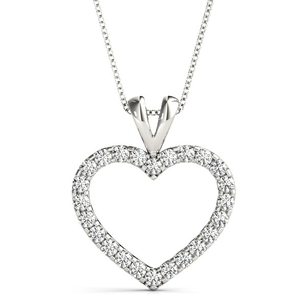 Salina Lab Grown Diamond 4 Prong Heart Necklace