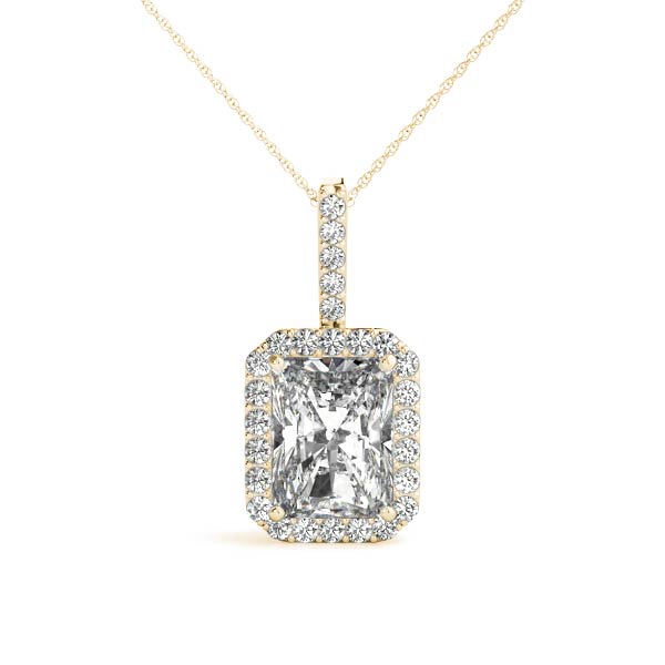 Tena Natural Diamond Yellow Gold 4 Prong 