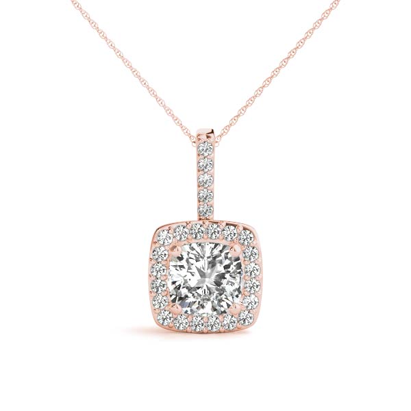 Thania Natural Diamond Rose Gold 4 Prong 