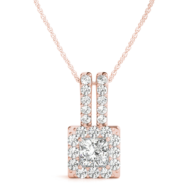 Toshika Natural Diamond Rose Gold 4 Prong 