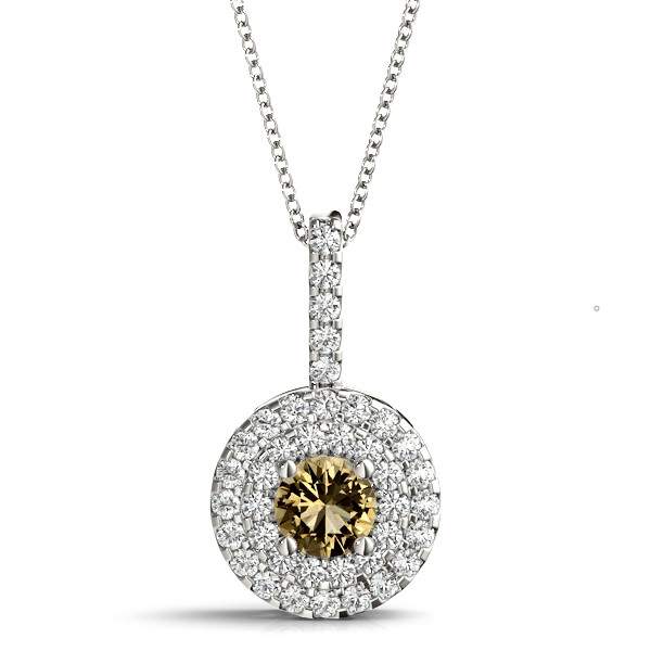 Terrica Brown Diamond 4 Prong 