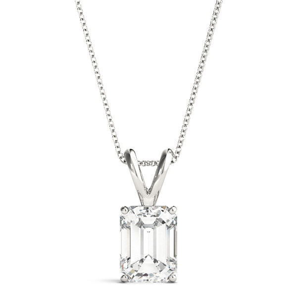 Brikya Natural Diamond 4 Prong  Necklace
