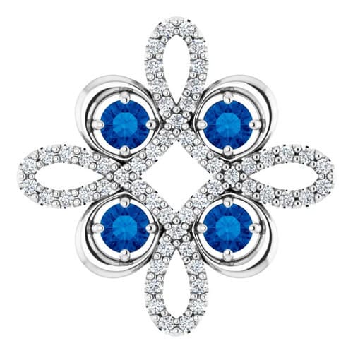 Prerita 0.05 Carat Blue Sapphire 4 Prong 