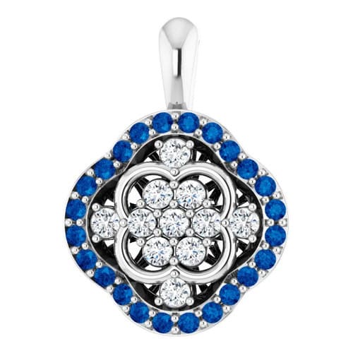 Presta 0.75 Carat Blue Sapphire Prong Set 