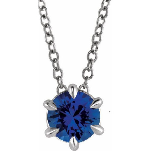 Ronilda Blue Sapphire 6 Prong 
