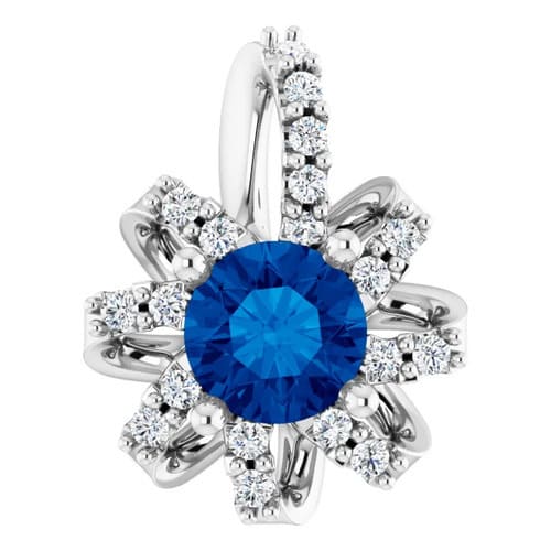 Preyasi 0.68 Carat Blue Sapphire 4 Prong 