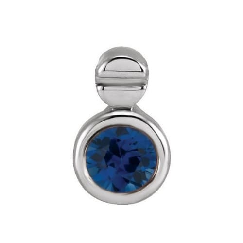 Prita 0.15 Carat Blue Sapphire Bezel Set 