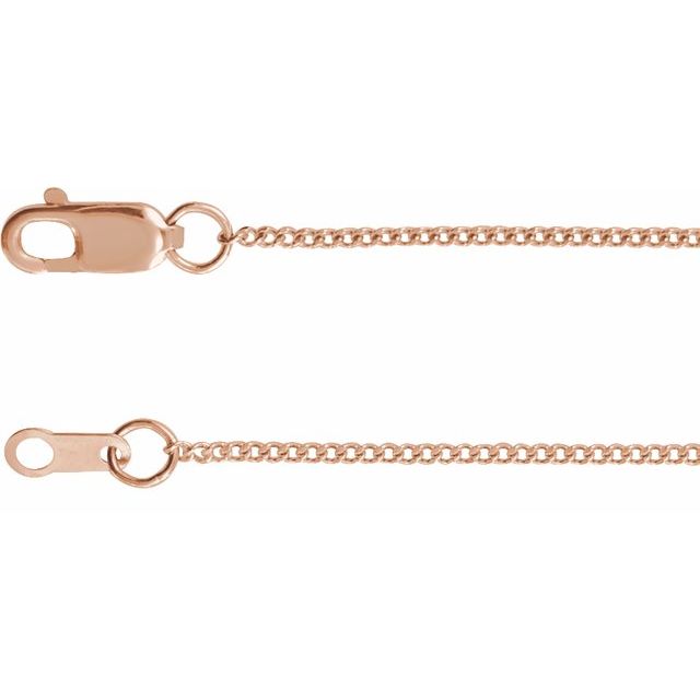 Magdalin Rose Gold Chain Necklace
