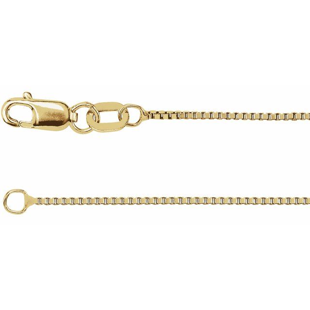 Nesa Yellow Gold Chain Necklace