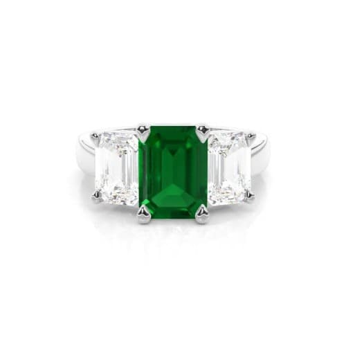 Darlena 1.00 Carat Emerald 4 Prong 