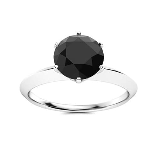  Arieanna 0.50 - 2.00 Carat Black Diamond Engagement Ring