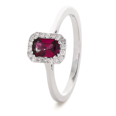 Aubrin 0.60 Carat Natural Ruby 