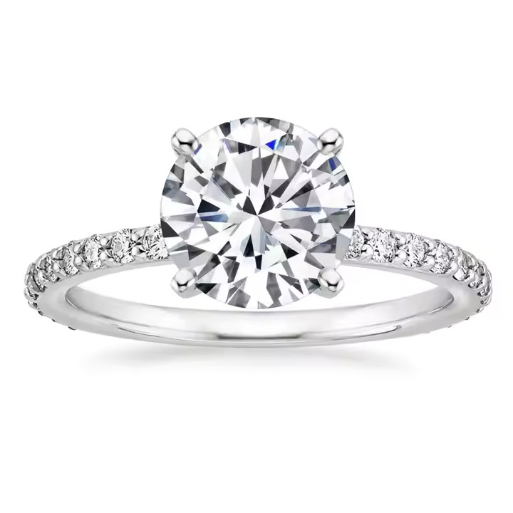 Liba 0.30 - 3.00 Carat Lab Grown Prong Statement Diamond Ring