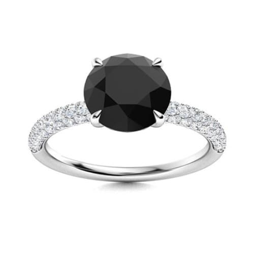  Aynslee 0.50 - 2.00 Carat Black Diamond Engagement Ring