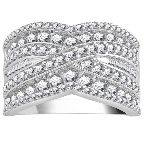 Eirene 0.41 Carat Lab Grown Pave set Statement Diamond Ring