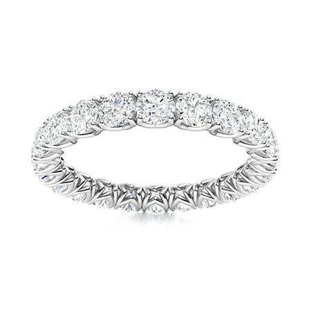 Eadrea Lab Grown Prong  Diamond Ring