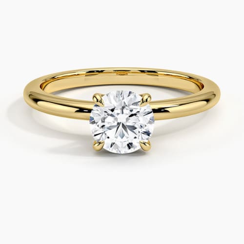Cherisa Natural 4 Prong Solitaire Diamond Ring