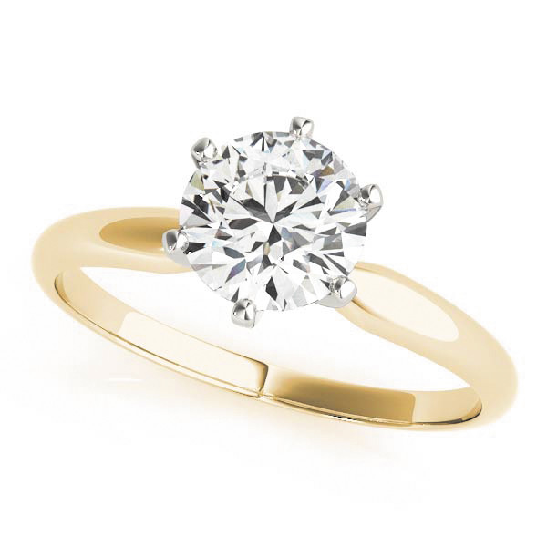 Blakeney Lab Grown Diamond Yellow Gold 6 Prong  Engagement Ring