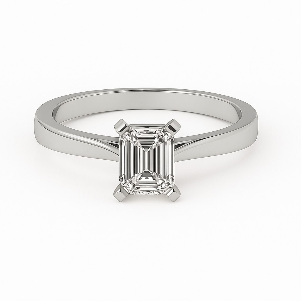 Dawnita Lab Grown Diamond 4 Prong Classic Solitaire Engagement Ring