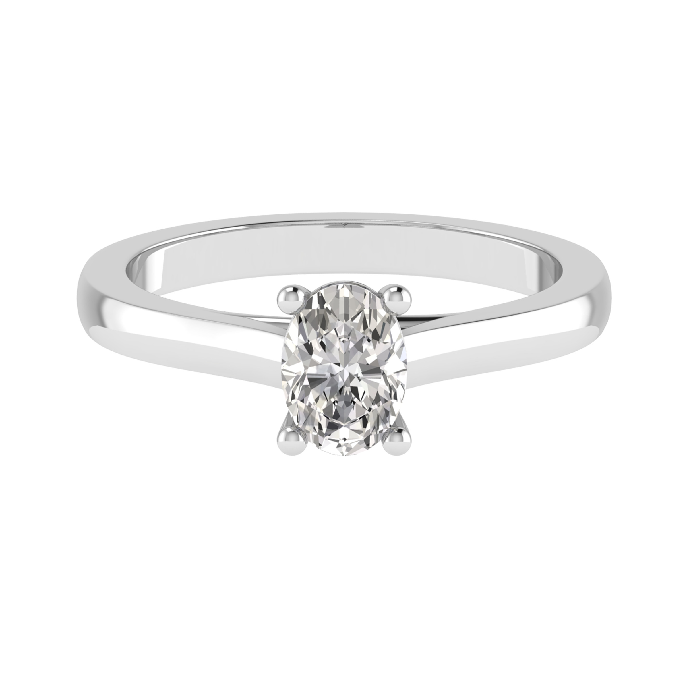  Brittinee Lab Grown Diamond 4 Prong Classic Solitaire Engagement Ring
