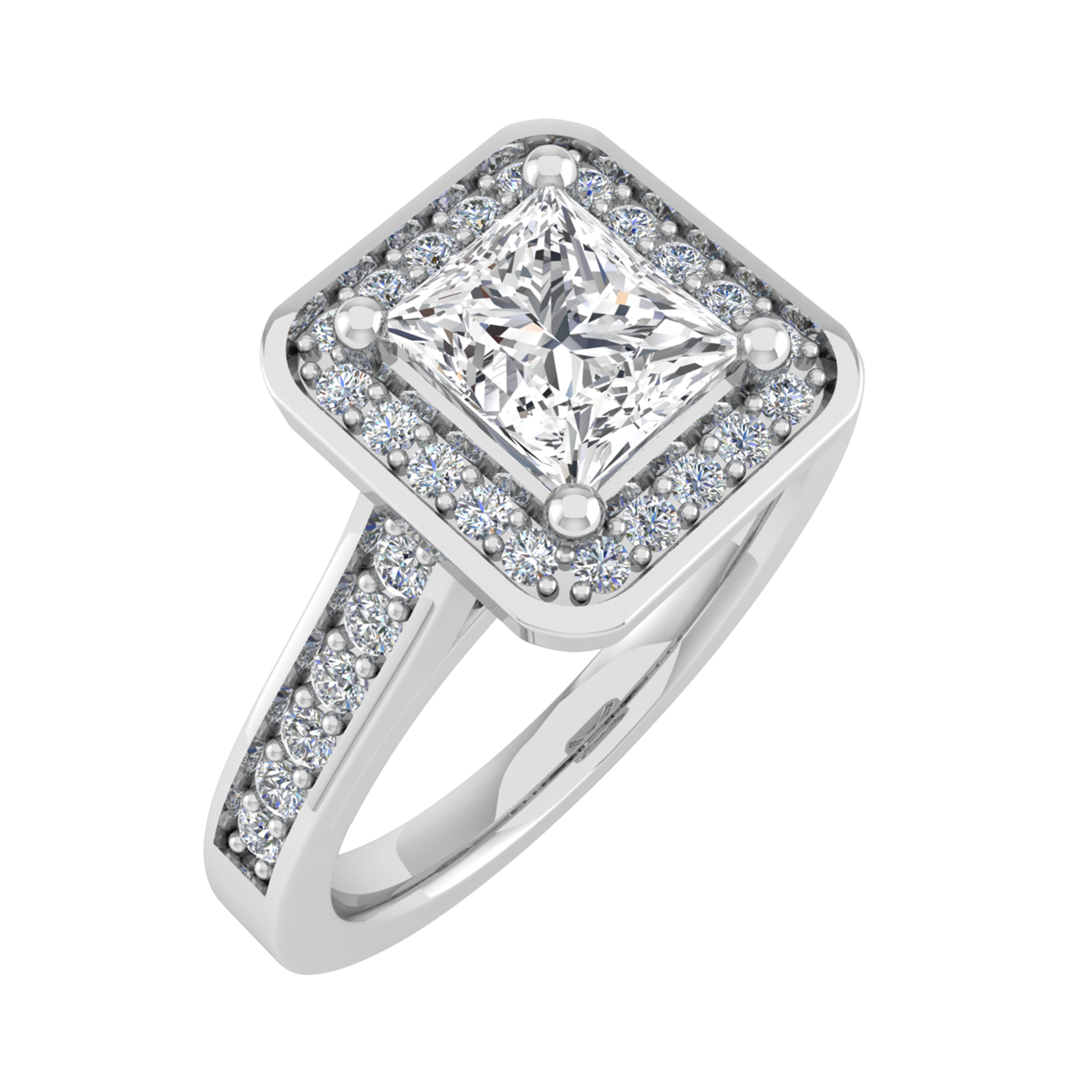 Leena Lab Grown 4 Prong Diamond Ring