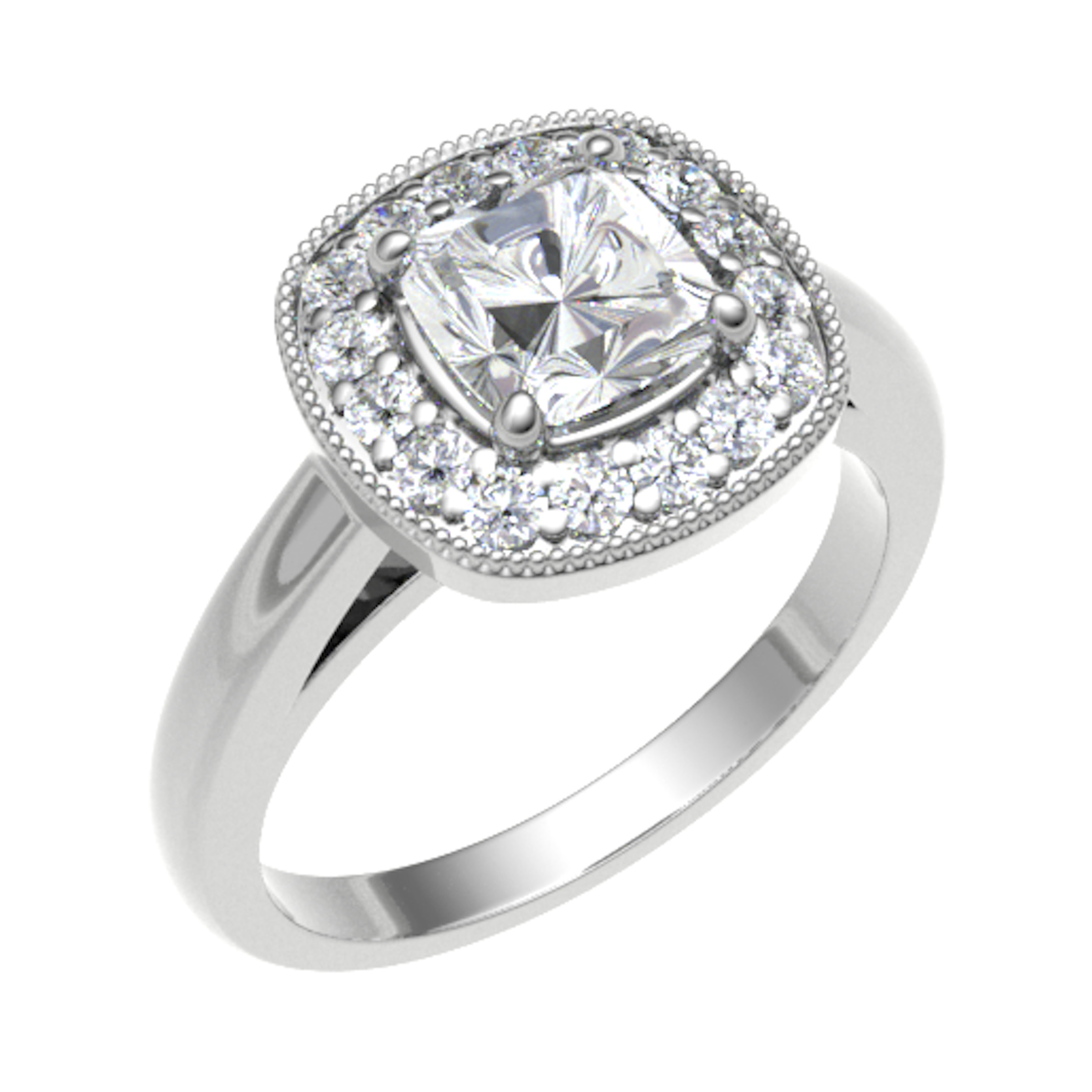 Ellia Lab Grown 4 Prong Everyday Diamond Ring