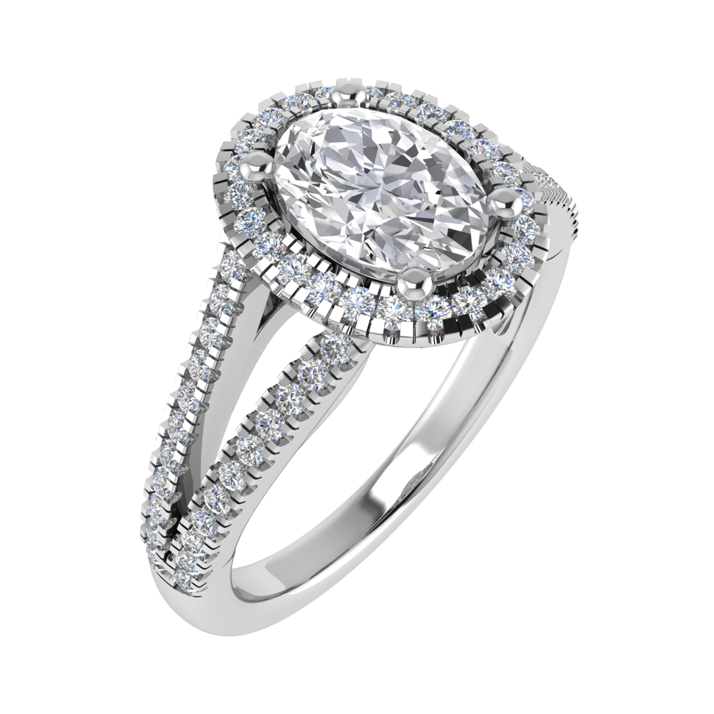 Flora Lab Grown 4 Prong  Diamond Ring