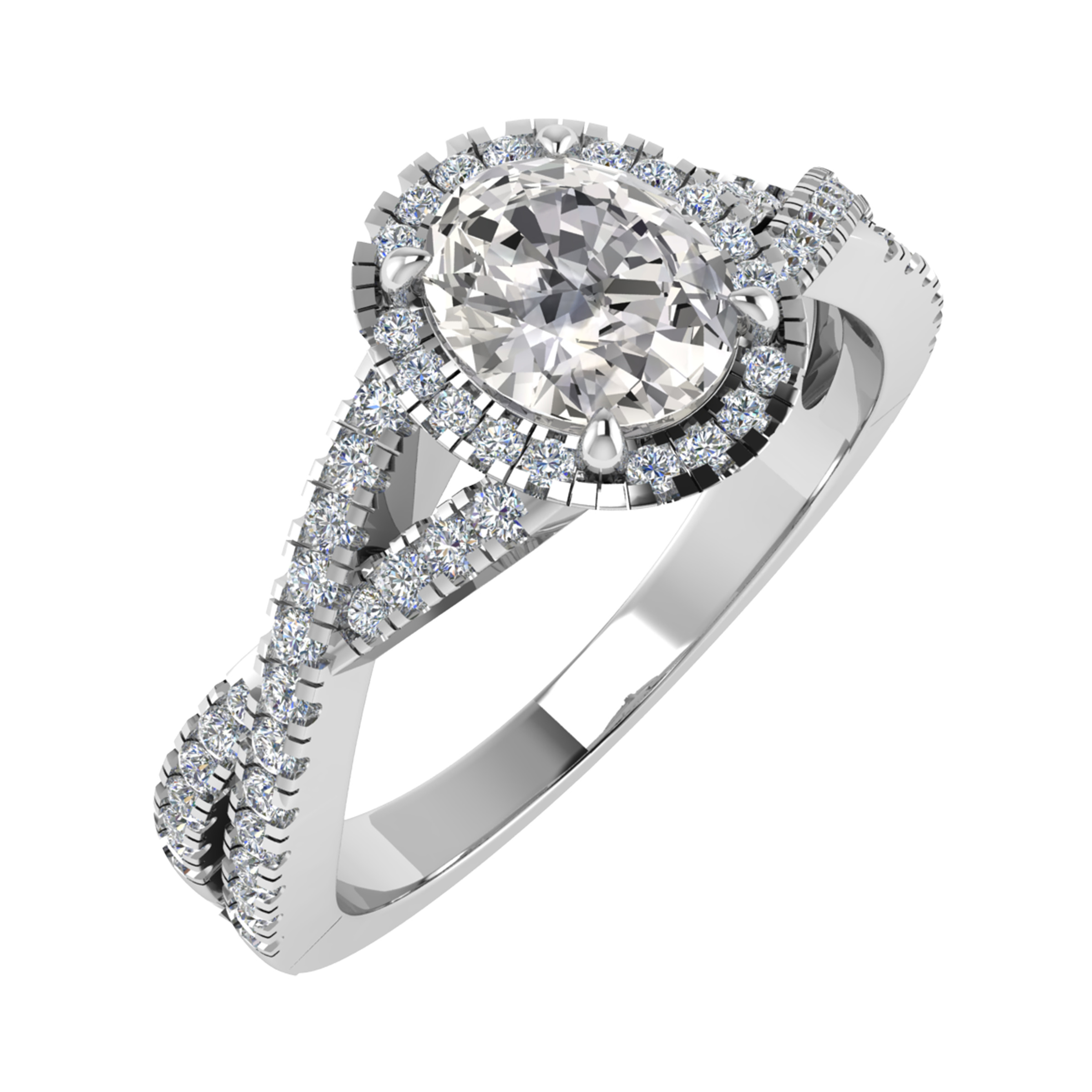 Essence Lab Grown 4 Prong Everyday Diamond Ring