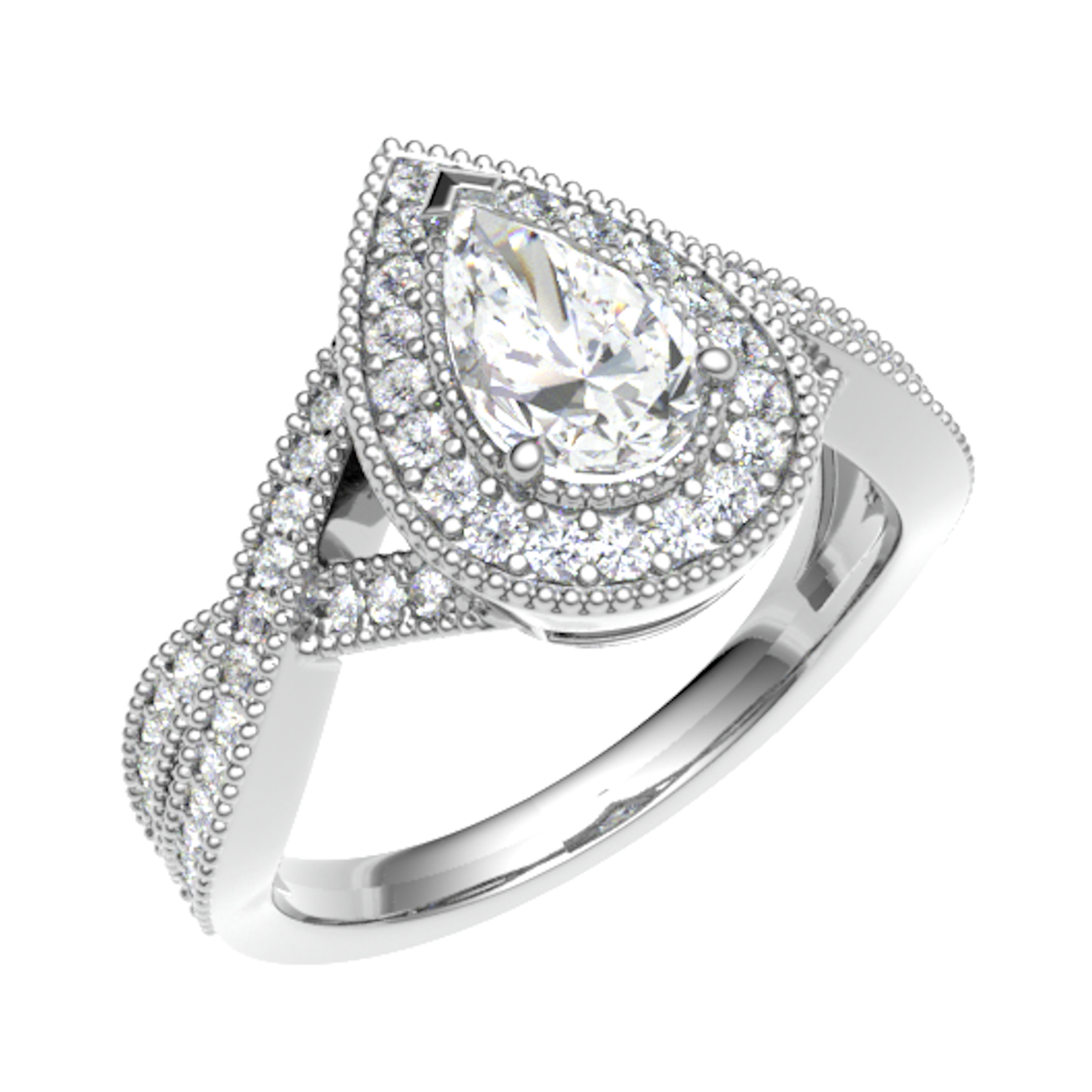Mercy Lab Grown 4 Prong Cluster Diamond Ring