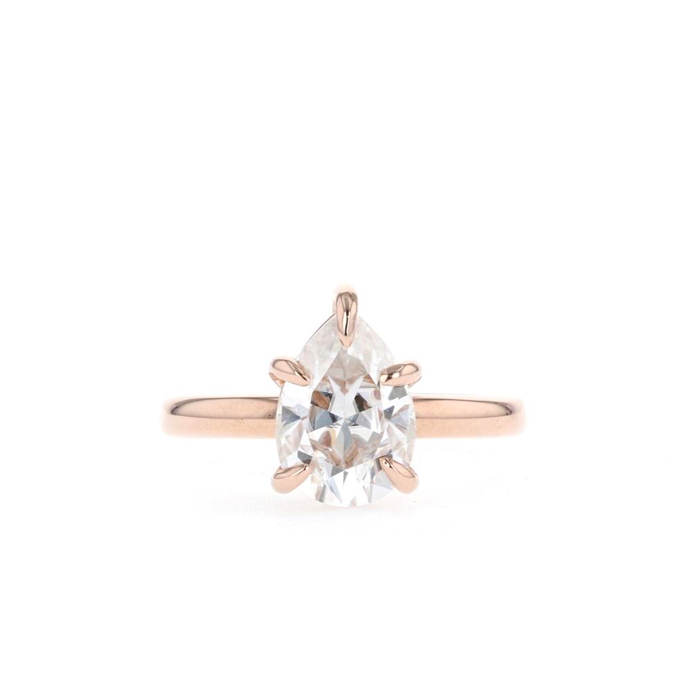 Courtlyn Natural Prong Classic Solitaire Engagement Diamond Ring