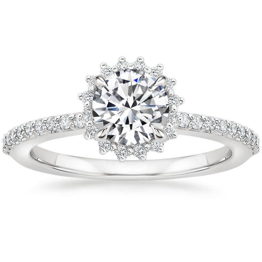 Aevyrie 0.20 - 3.00 Carat Lab Grown Diamond 4 Prong Set Halo Engagement Ring